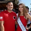 Fidel Bobadilla and California Miss Teen California.